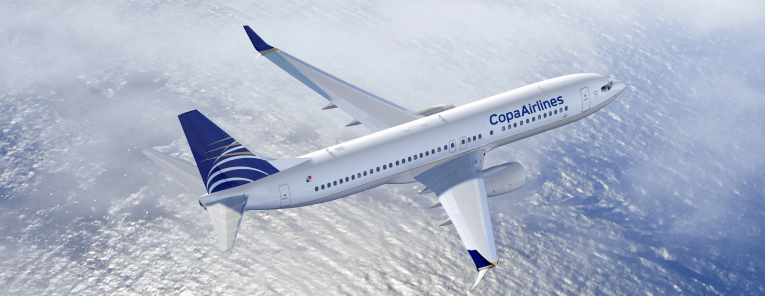 Avião da Copa Airlines no ar.- dicas de Curaçao
