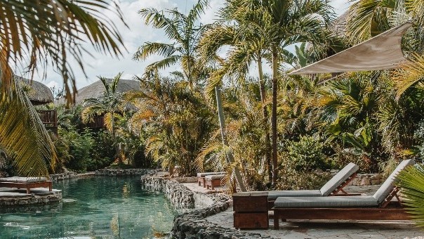 Resort com Piscina de água salgada em Mambo Beach - Melhor de Curaçao